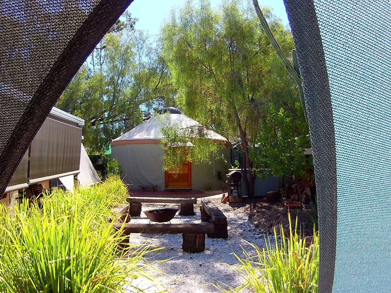 Desert Yurt in Alice Springs via Airbnb Woody World Packer